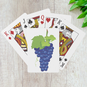 Baralho Placas de Jogar Uvas