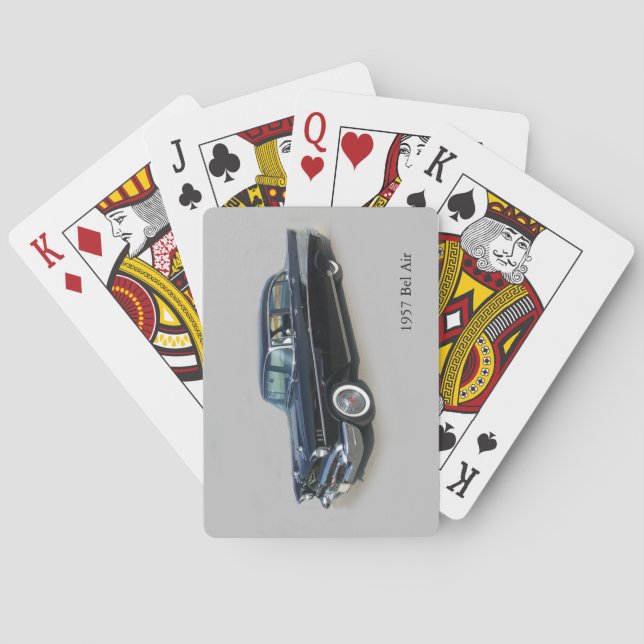 Baralho Placas de jogo Bel Air 4 Door 1957 (Verso)