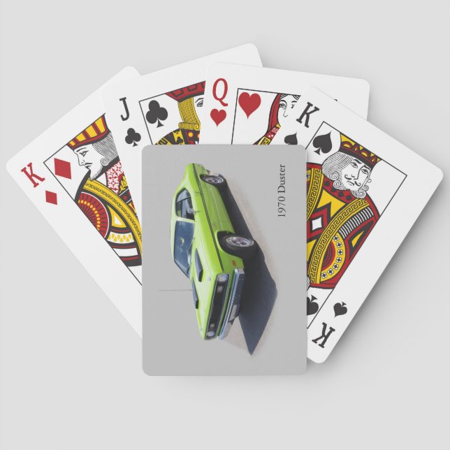 Baralho Placas de jogo Duster 1970 (Verso)