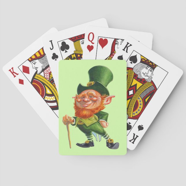 Baralho Placas de jogo IRISH LEPRECHAUN (Verso)
