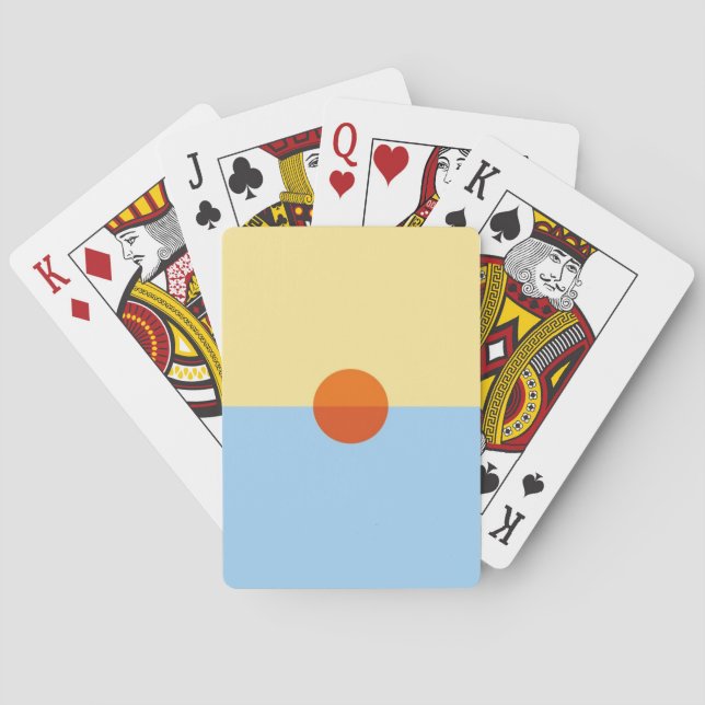 Baralho Placas de jogo "Kauai" (Verso)
