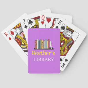 Baralho Placas de Reprodução - Biblioteca - Personalizada 