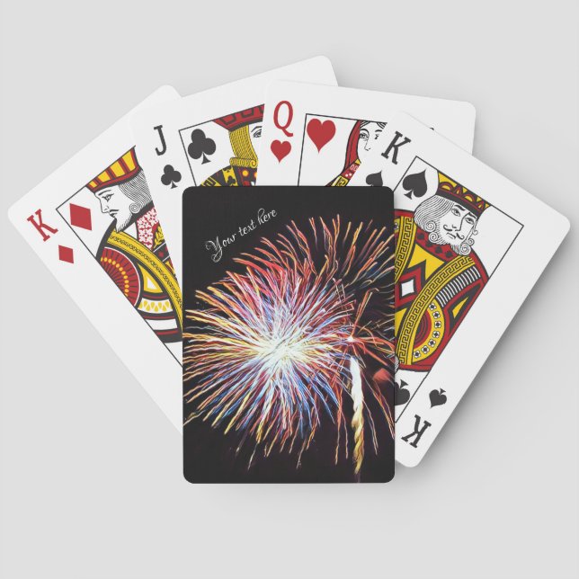 Baralho Placas de Reprodução Clássicas do Fireworks (Verso)