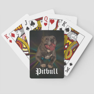 Baralho Placas de Reprodução de Bicicleta Pitbull