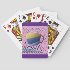 Baralho Placas de Reprodução de Café Java