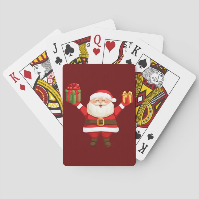 Baralho Placas de Reprodução de Natal (Verso)