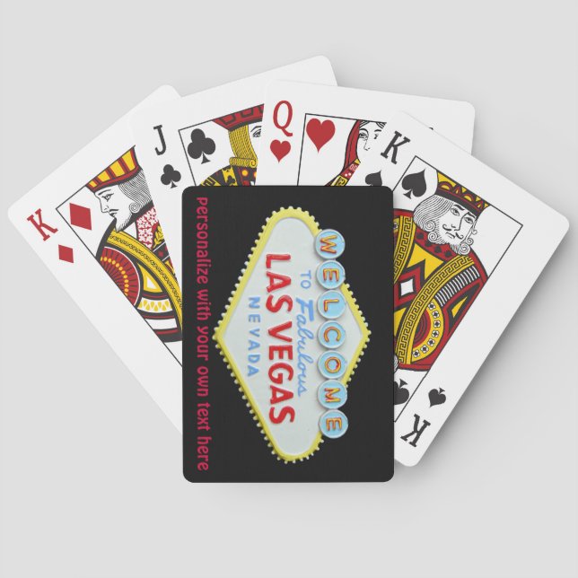 Baralho Placas de Reprodução de Sinais de Boas-vindas da L (Verso)