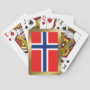 Baralho Placas de Reprodução de Sinalizador da Noruega