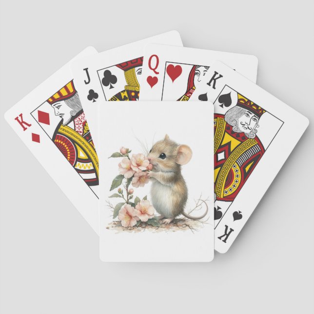 Baralho Placas de Reprodução do Rato (Verso)
