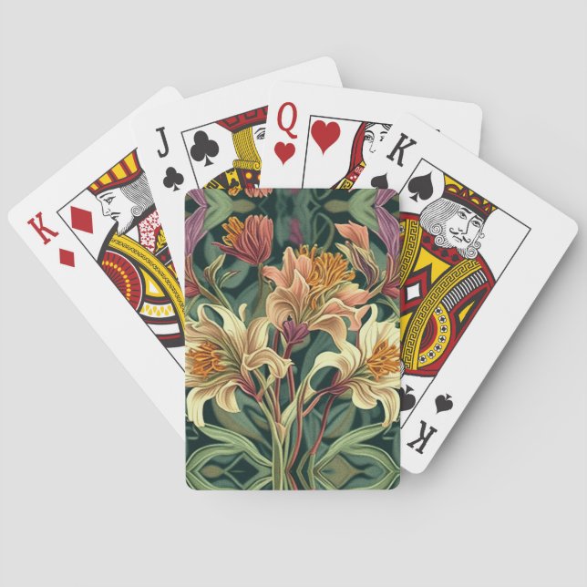 Baralho Placas de Reprodução Floral (Verso)
