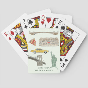 Baralho Placas de Reprodução Nova Iorque