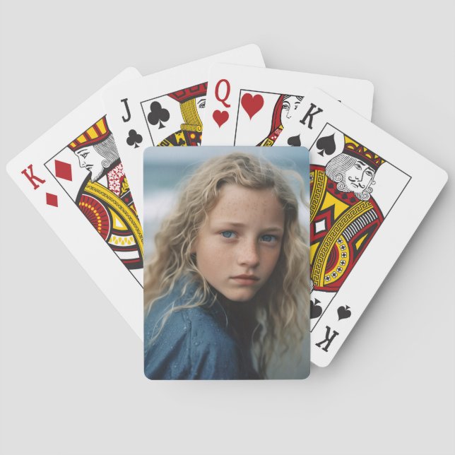 BARALHO PLACAS DE REPRODUÇÃO PERSONALIZADAS DE FOTO (Verso)