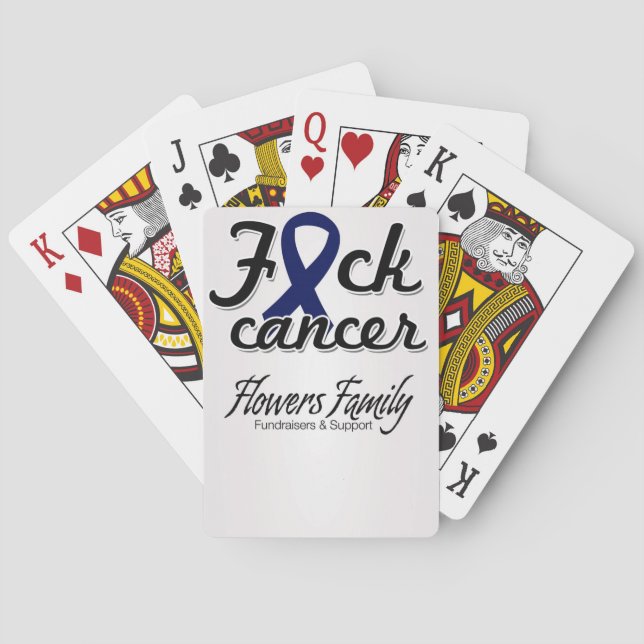 Baralho Placas do jogador de Cancer F*ck (Verso)