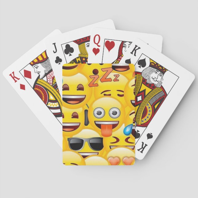 Baralho Placas Emoji Classic Playing Cards (Verso)