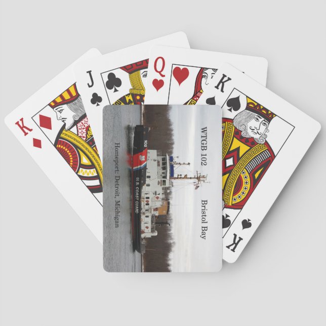 Baralho Placas para jogar WTGB 102 Bristol Bay (Verso)