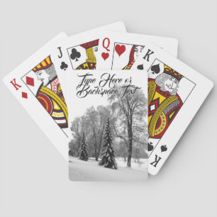 Baralho Placas personalizadas para jogar na floresta de in