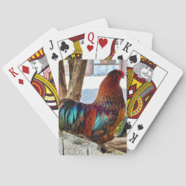 Baralho Placas Poker Personalizadas de Rooster Vibrante