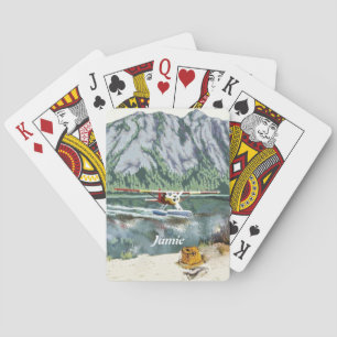 Baralho Planador E Viagem De Pesca Do Alaska Bush