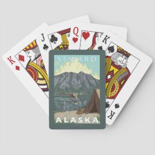 Baralho Plano de Bush & pesca - Seward, Alaska