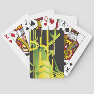 Baralho Plano de fundo de meio tom técnico 4