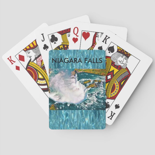 Baralho Plataforma de Niagara Falls de cartões de jogo (Verso)