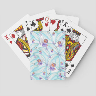 Baralho Play Card Deck Angel Hearts Blue