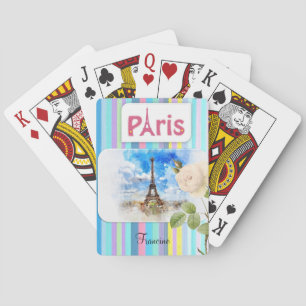 Baralho Play Card Deck Paris França Stripe