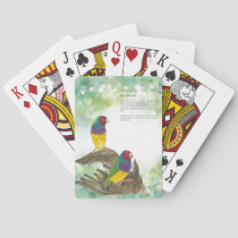 Baralho Play Dramatic Watercolor Gouldian Finch