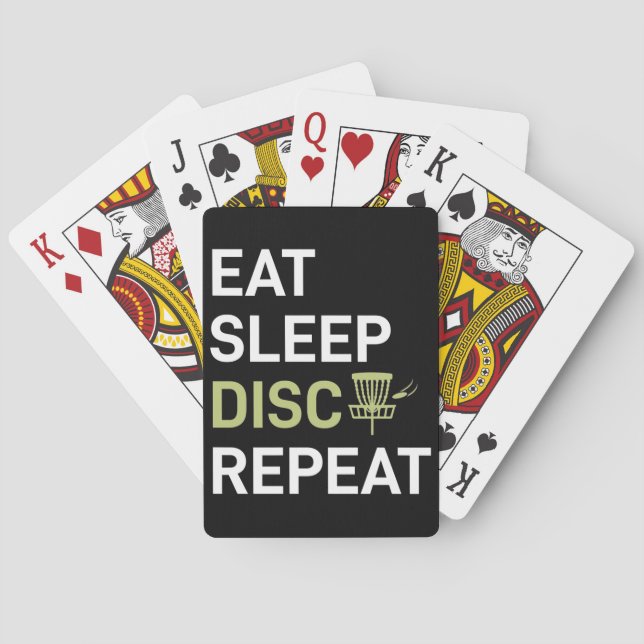 Baralho Player de Golfe de Disco | Repetir Golf De Disco D (Verso)