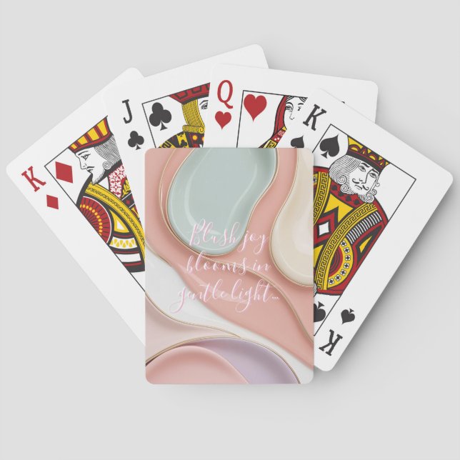 Baralho Playing cards in stylish abstract graphic (Verso)