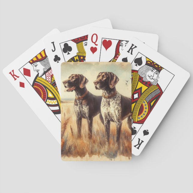 Baralho Pointer Alemão de Cabelo Curto (Verso)