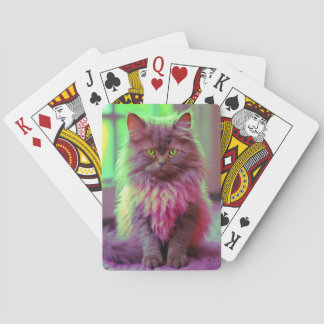 Baralho Poker de Cartão para Amantes de Gato