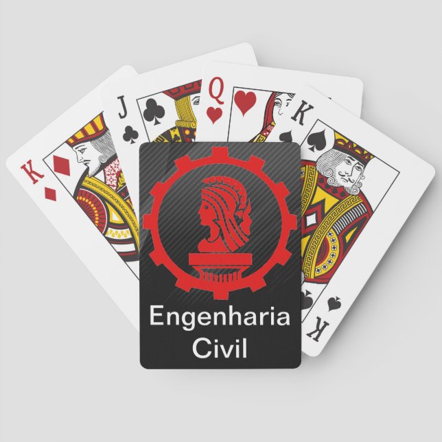 Baralho Poker Engenharia Civil (Verso)