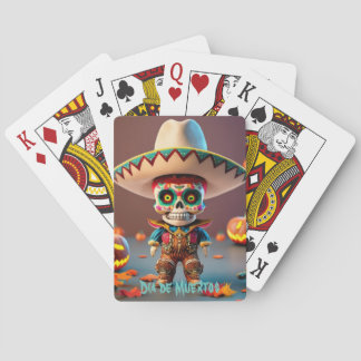 Baralho Poker game (cards) day of the dead