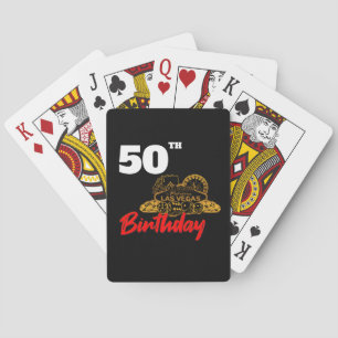 Baralho Poker Personalizado da Festa de aniversário de Las