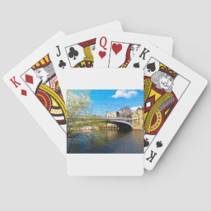 Baralho Ponte de Lendal da cidade de York com fundo
