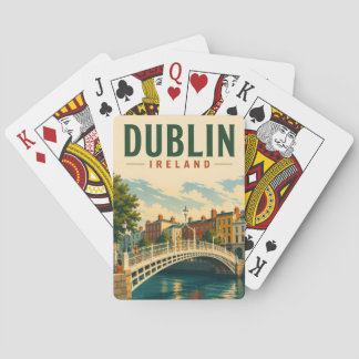 Baralho Ponte Ha'penny de Viagem Antiga Dublin Irlanda