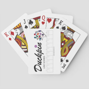 Baralho Pontuações da Linha Duckpin -