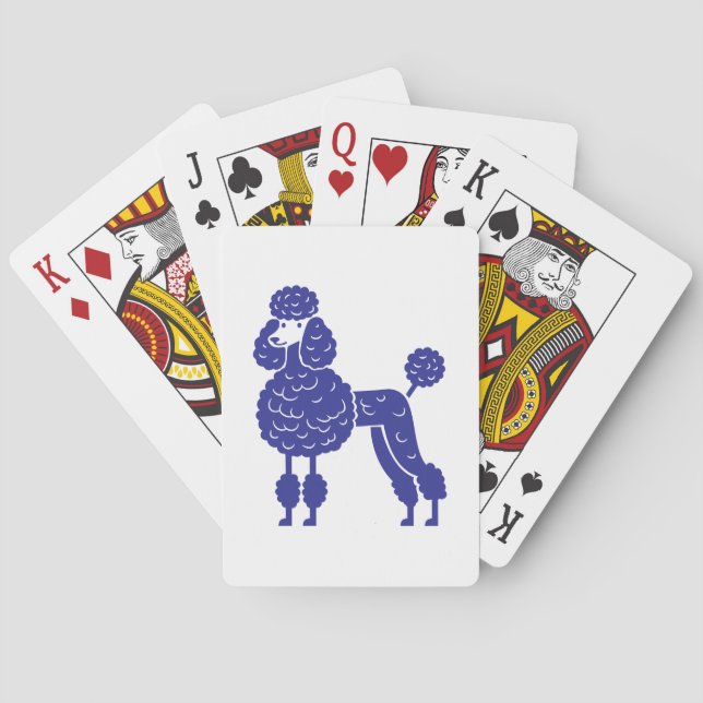 Baralho Poodle de Qualquer Cor (Verso)
