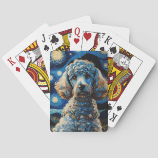 Baralho Poodle em Cartões de Brincadeira