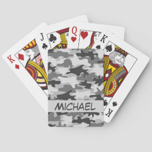Baralho Póquer personalizado da camuflagem de Camo nome
