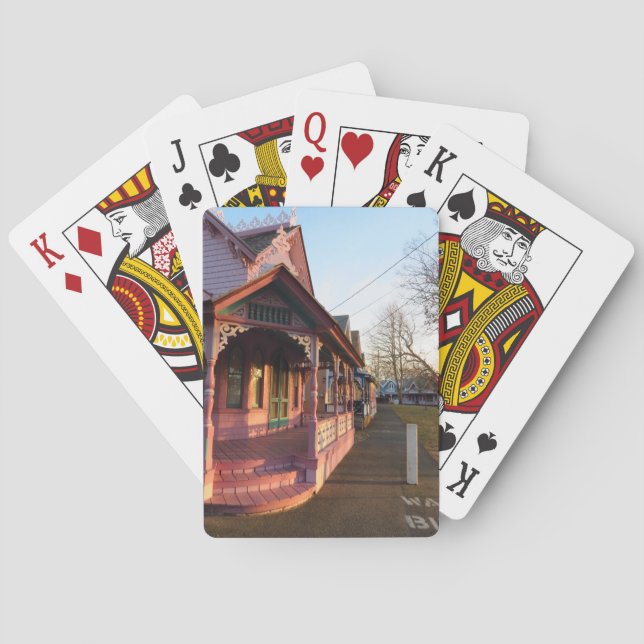 Baralho Pôr do sol quente no pão-de-gengérra - Vinha de Ma (Verso)