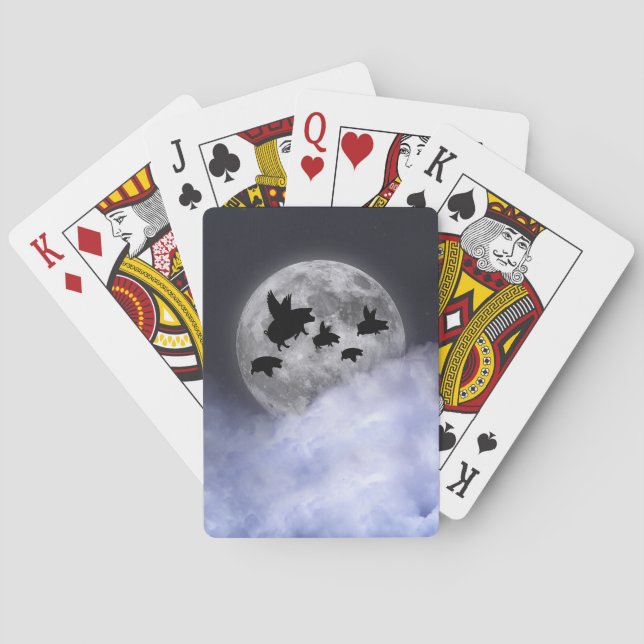 Baralho Porcos Voadores Noturnos (Verso)