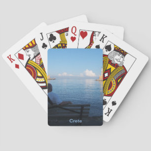 Baralho Porto de Chania, cartões de jogo de Crete Bicycle