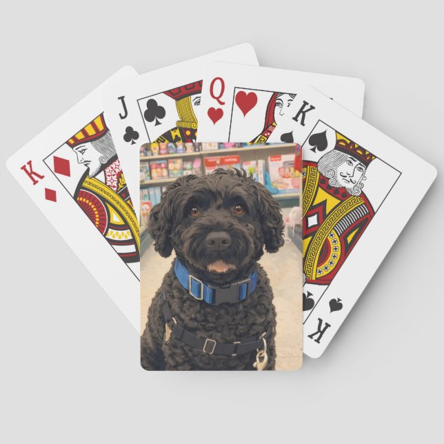 Baralho Portuguese Water Dogs Anime Anemi Poker Cards (Verso)