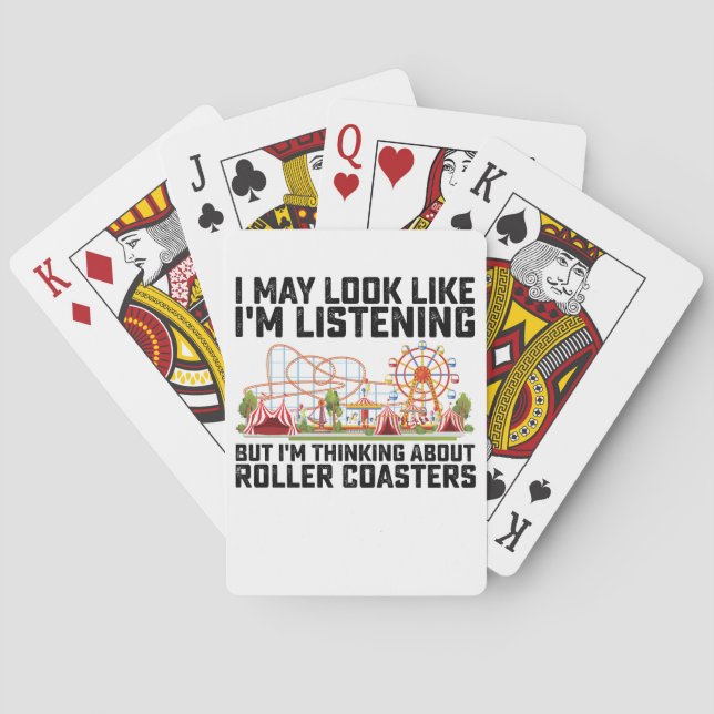 Baralho Posso parecer que estou ouvindo, mas estou pensand (Verso)