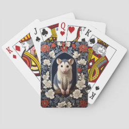 Baralho Possum Encantador Inspirado em William Morris Flor