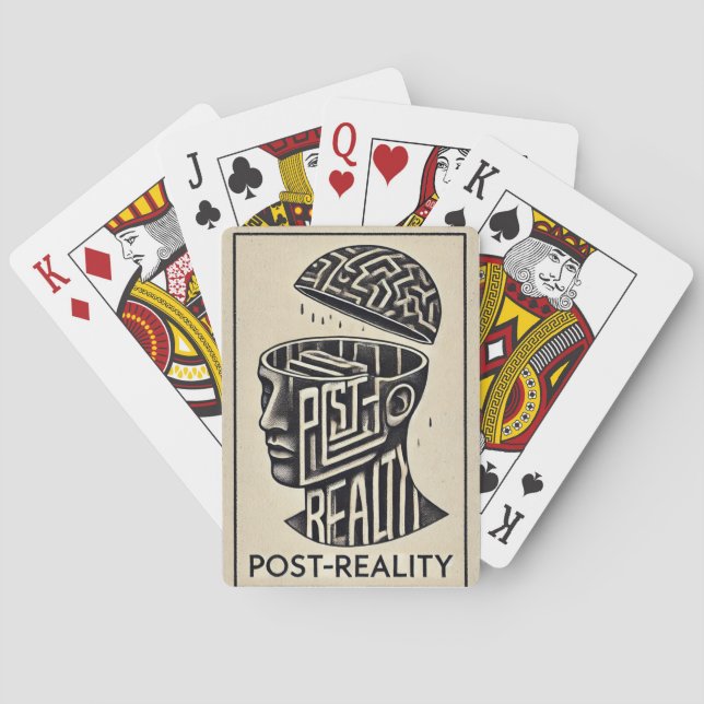 Baralho Post-Reality playing Cards (Verso)