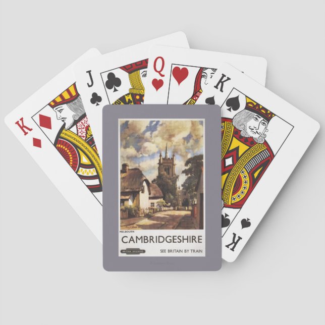 Baralho Poster britânico das estradas de ferro da opinião (Verso)