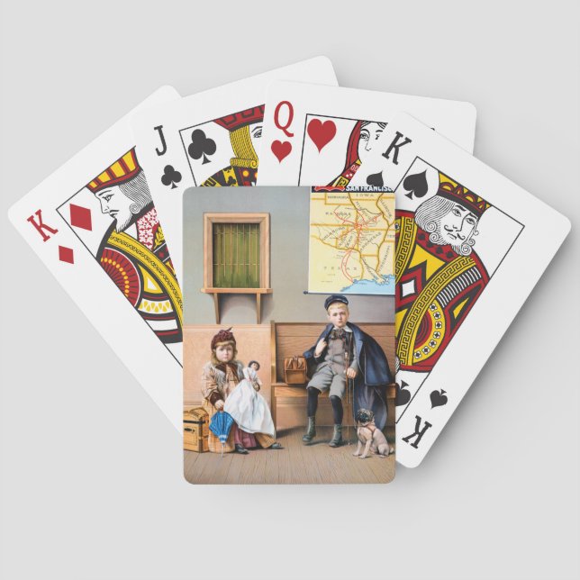 BARALHO POSTER DA ESTRADA DE FERRO, 1898 (Verso)